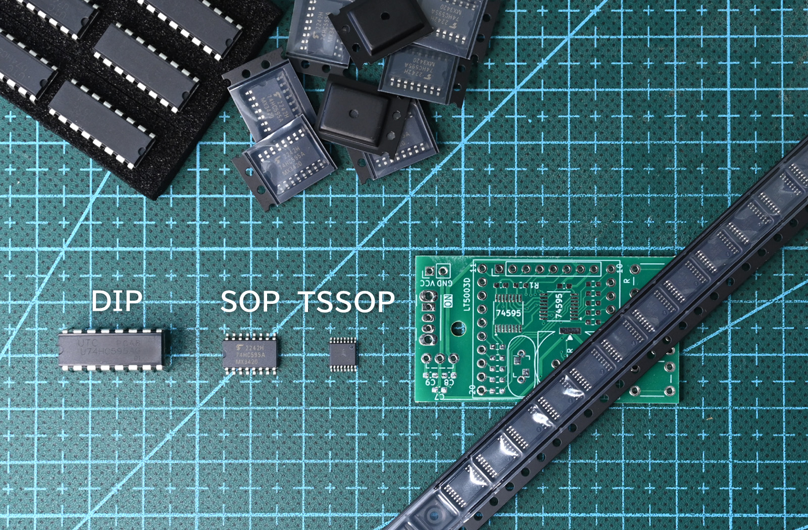 8ビットシフトレジスタ 74HC595